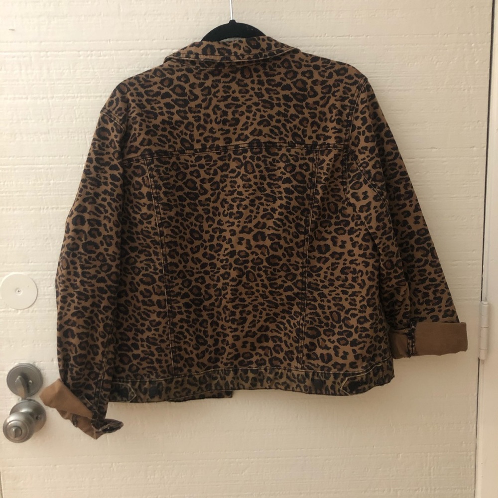 Cheetah Jean Jacket - Picture 2 of 2